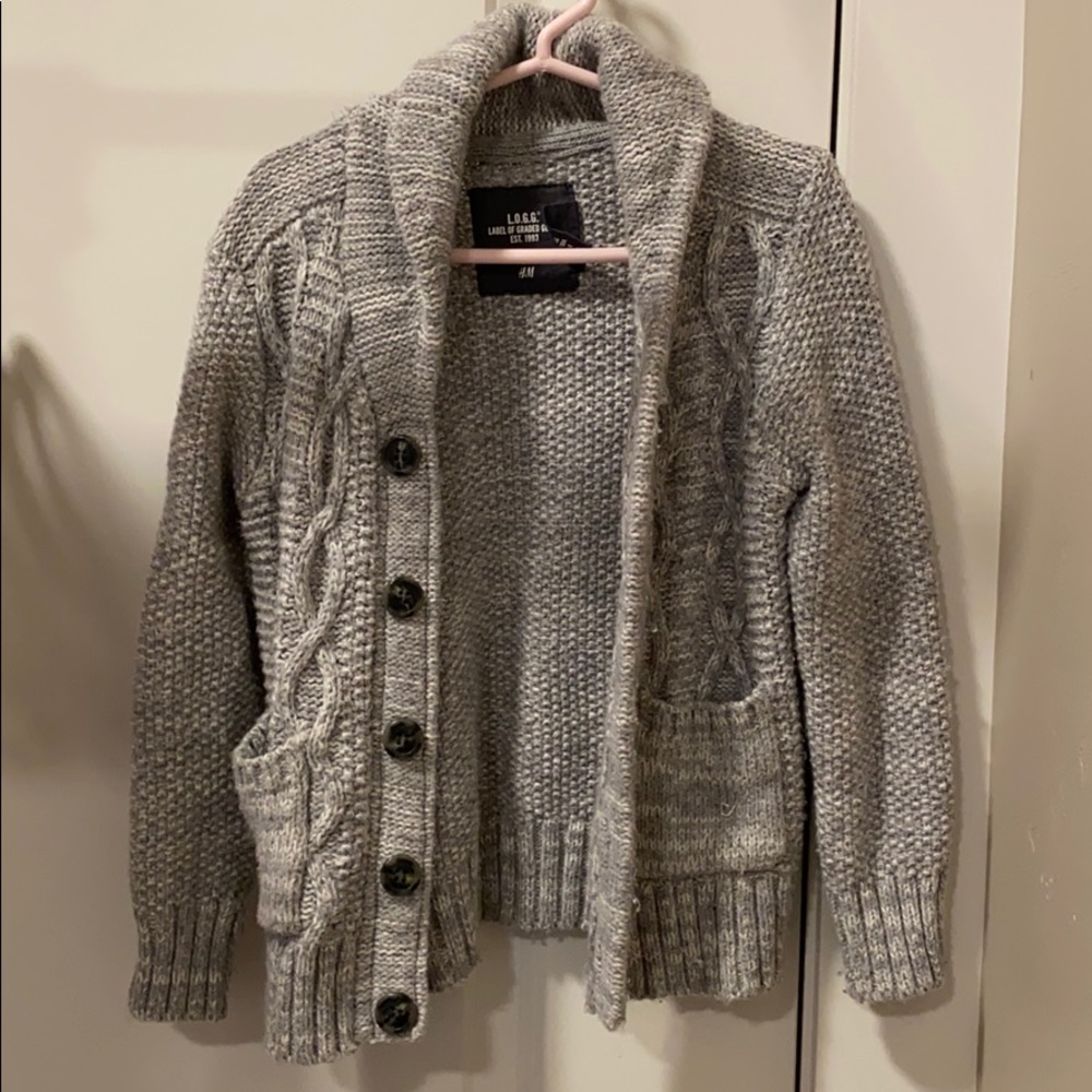 H&M knit sweater size 2-4y gray